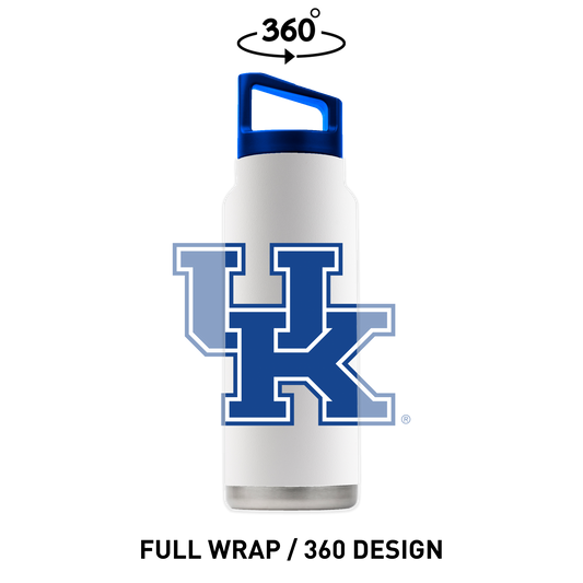 Kentucky 40oz White Bottle