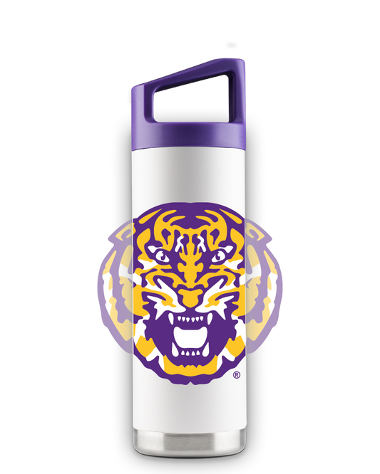 Louisiana State 16oz White "Mascot" Youth Bottle