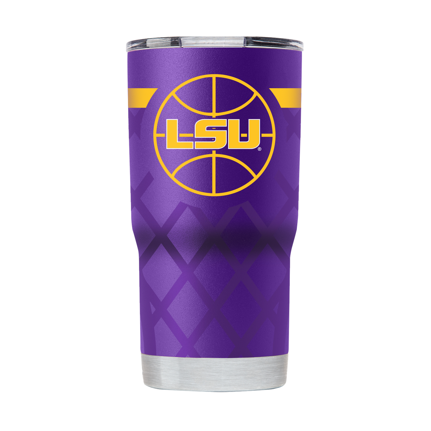 LSU 20oz Purple Basketball Tumbler