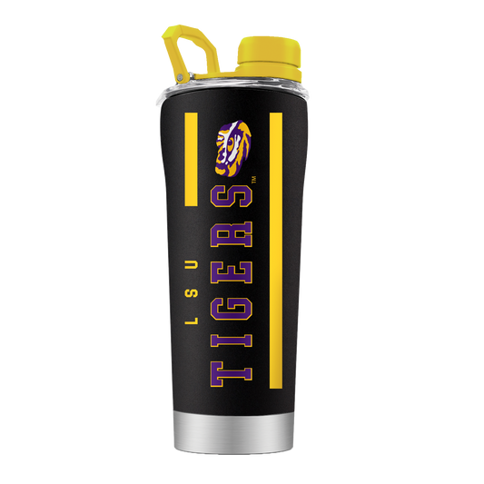 LSU Black Stainless Steel Shaker