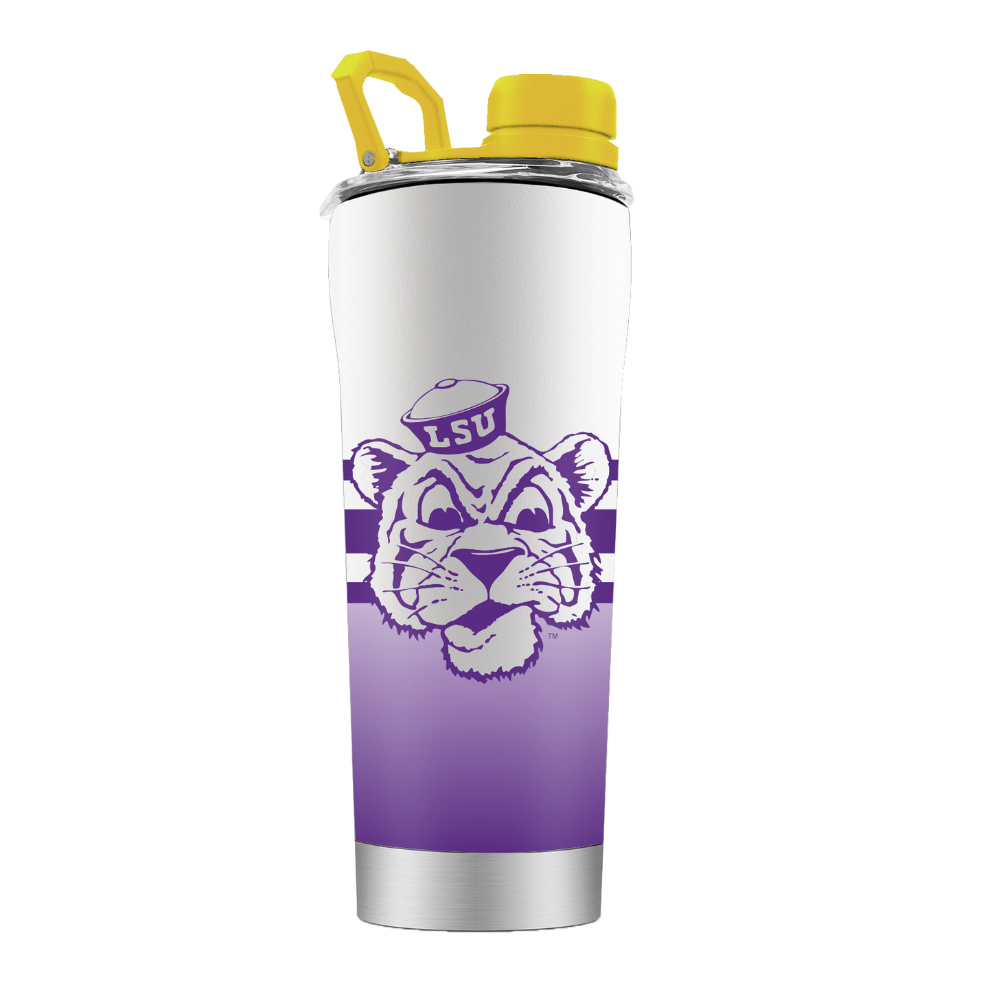 LSU College Vault Stainless Steel Shaker