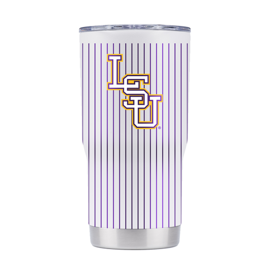 LSU 20oz Pinstripe Baseball Tumbler