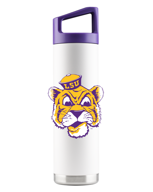 LSU Vault Collection 22oz White Bottle