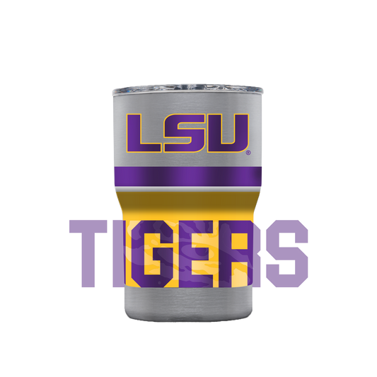 LSU Jacket 2.0 Stainless Steel Can-Bottle Cooler