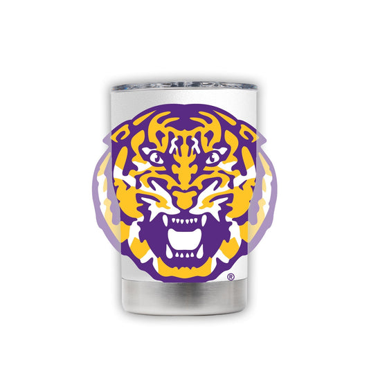 LSU Jacket 2.0 White "Tiger"Can-Bottle Cooler