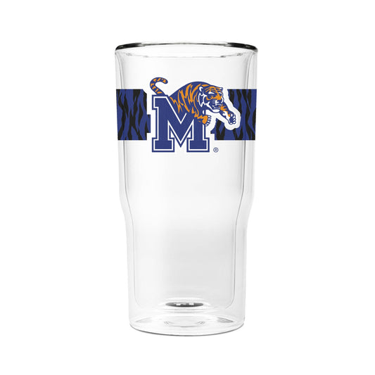 Memphis 16oz 2-Pack Glass Tumblers
