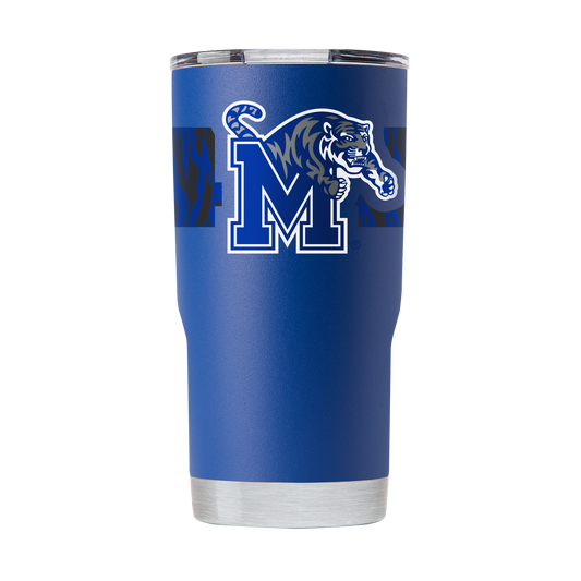 Memphis 20oz Blue Stripe Tumbler