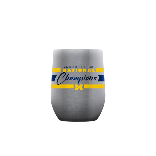 Michigan 12oz Stemless Tumbler - 2023 National Champs