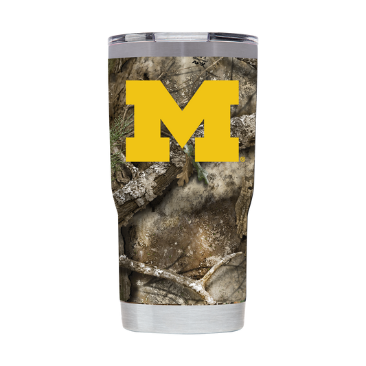 Michigan 20oz RealTree Camo Tumbler