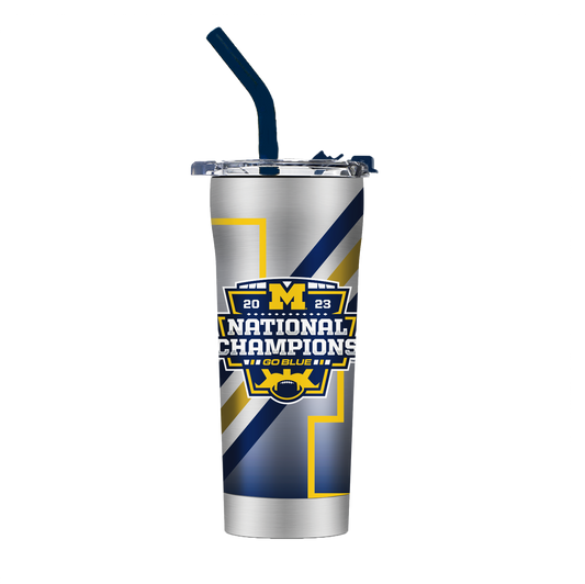 Michigan Straw Tumbler - 2023 National Champs