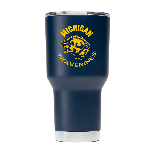 Michigan College Vault 30oz "Wolverines" Tumbler