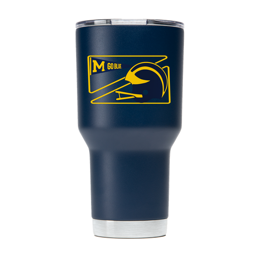 Michigan College Vault 30oz "Go Blue" Tumbler