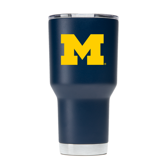 Michigan 30oz Navy Tumbler