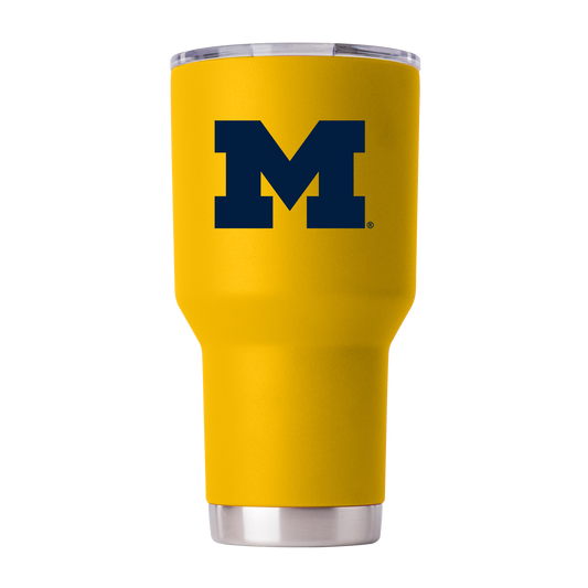 Michigan 30oz Yellow Tumbler