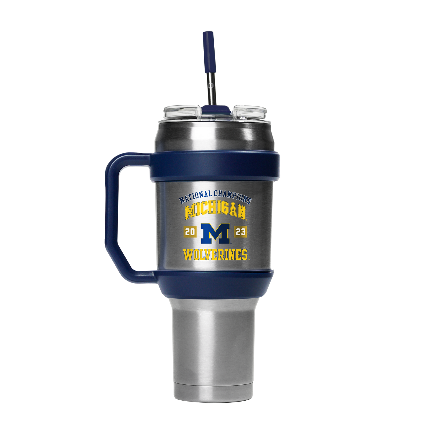 Michigan 40oz Stainless Steel Tumbler - 2023 National Champs