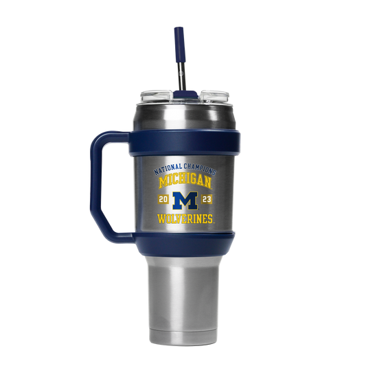 Michigan 40oz Stainless Steel Tumbler - 2023 National Champs