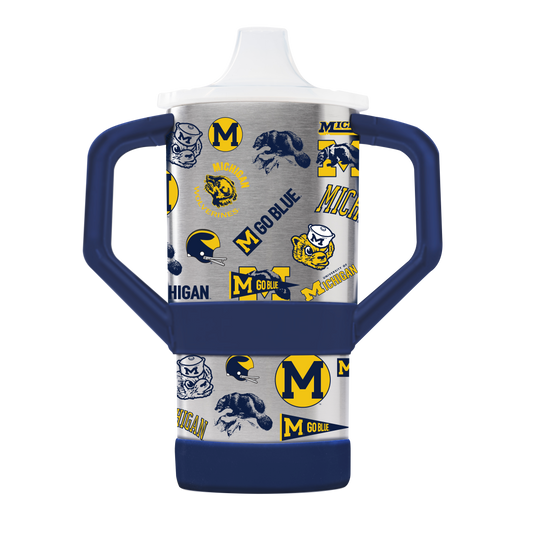 Michigan College Vault 8oz Sippy Cup Tumbler