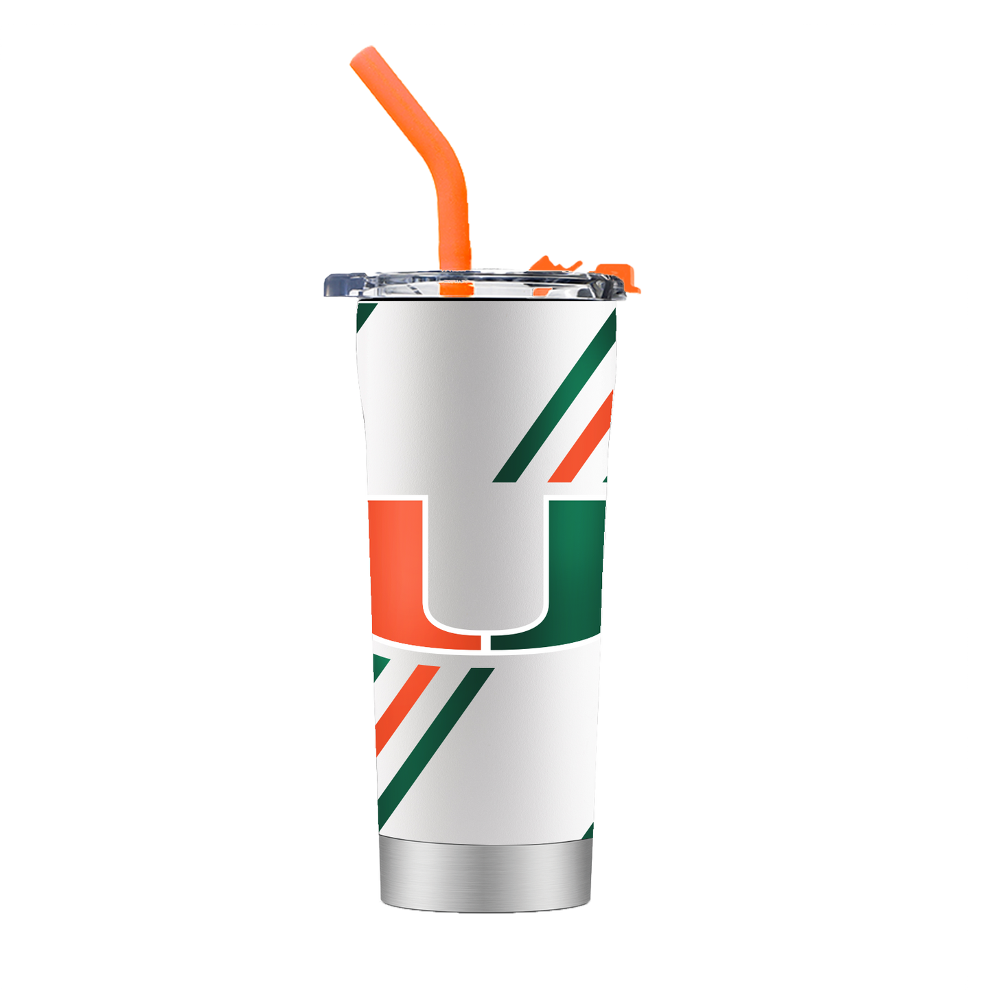 Miami White Straw Tumbler