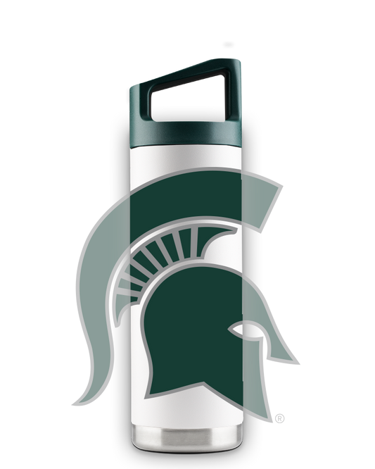 Michigan State 16oz White Youth Bottle