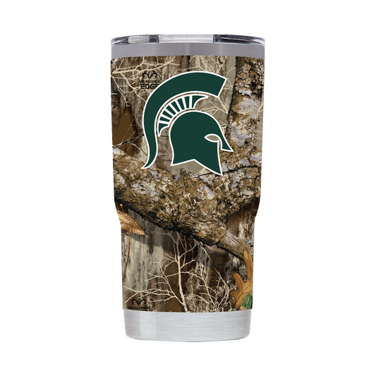 Michigan State 20oz Realtree Camo Tumbler