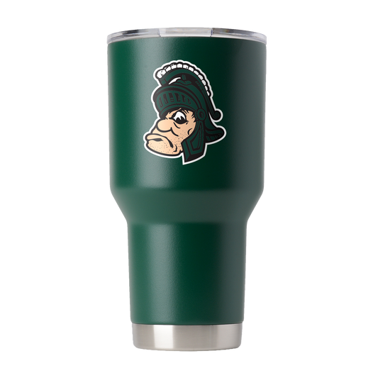 Michigan State College Vault 30oz Green Tumbler