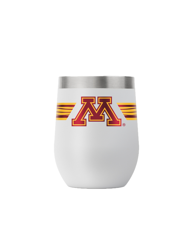 Minnesota 12oz Stemless Light Gray Tumbler
