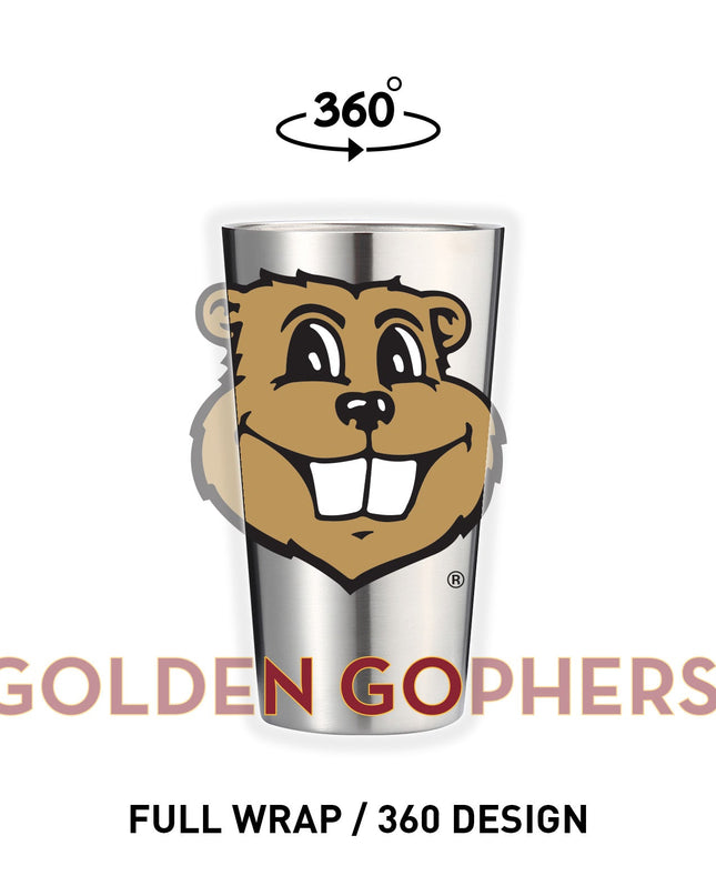 Minnesota 16oz Stainless Pint