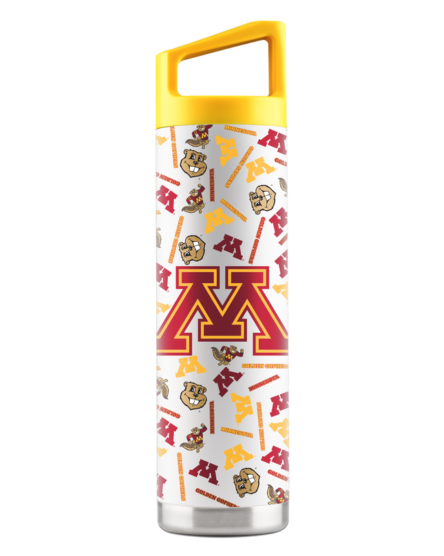 Minnesota 22oz White All Over Bottle