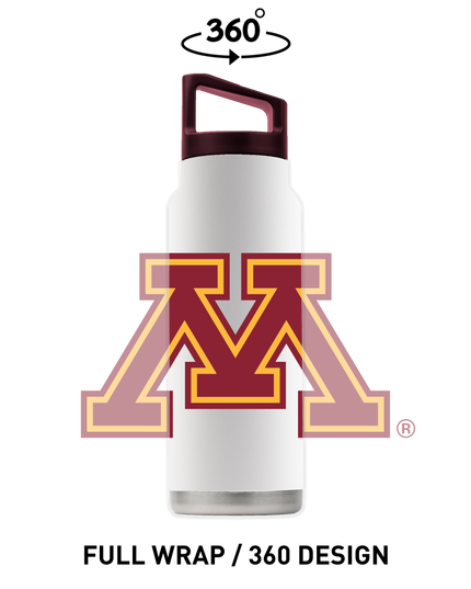 Minnesota 40oz White Bottle