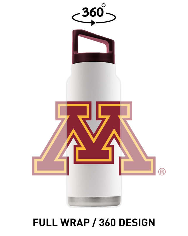 Minnesota 40oz White Bottle
