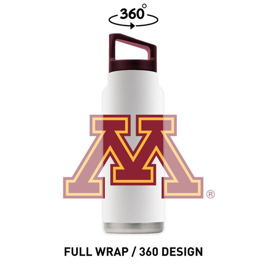 Minnesota 40oz White Bottle