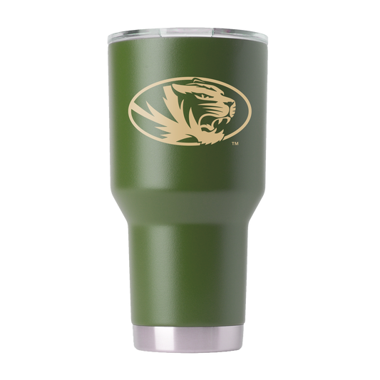 Missouri 30oz Olive Green American Flag Tumbler