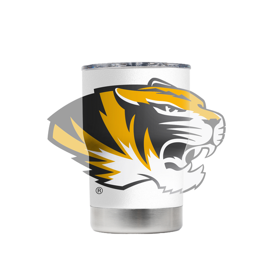Missouri Jacket 2.0 White Stainless Steel Can-Bottle Cooler