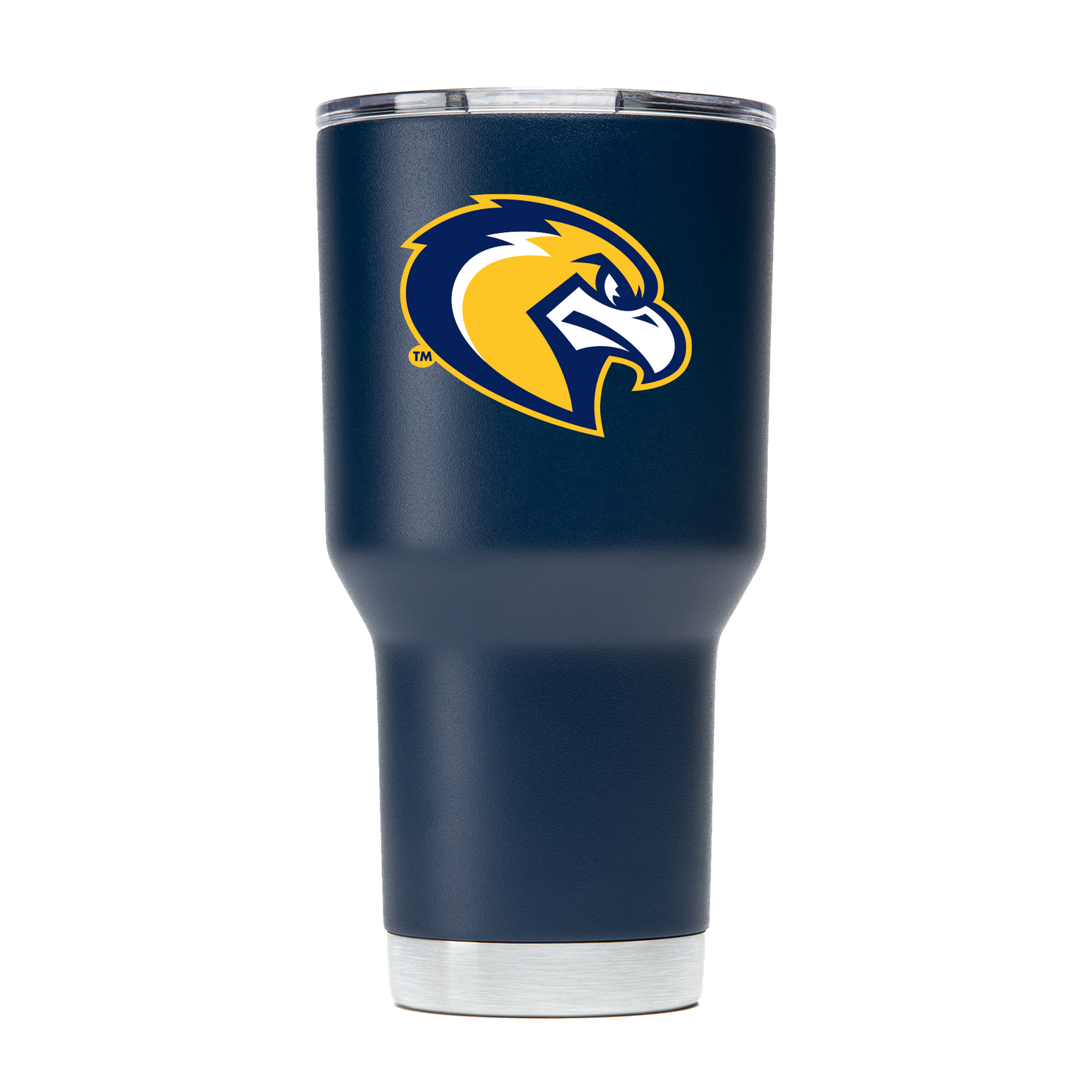 Marquette 30oz Navy Tumbler "Mascot" Logo