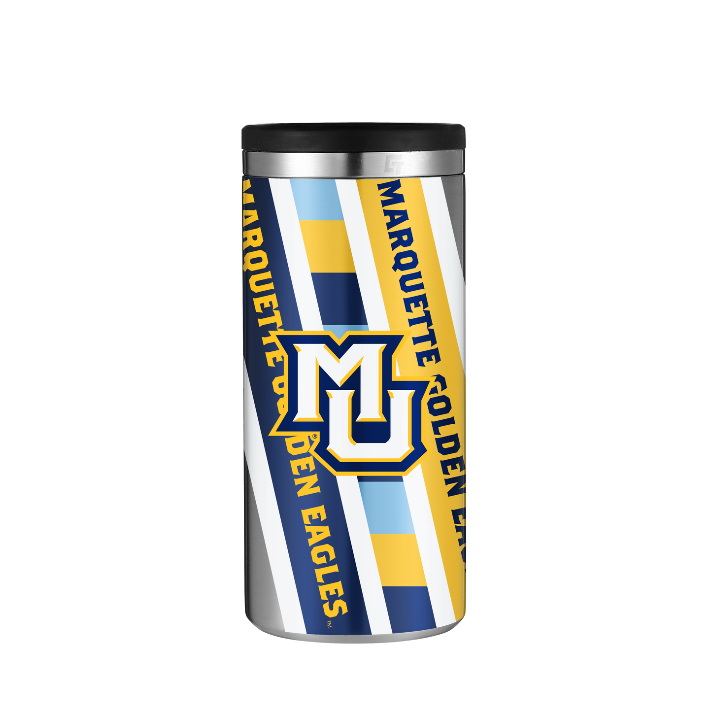 Marquette Stainless Steel Skinny Can Koozie