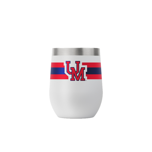 Ole Miss Vault Collection 12oz Stemless Light Gray Tumbler