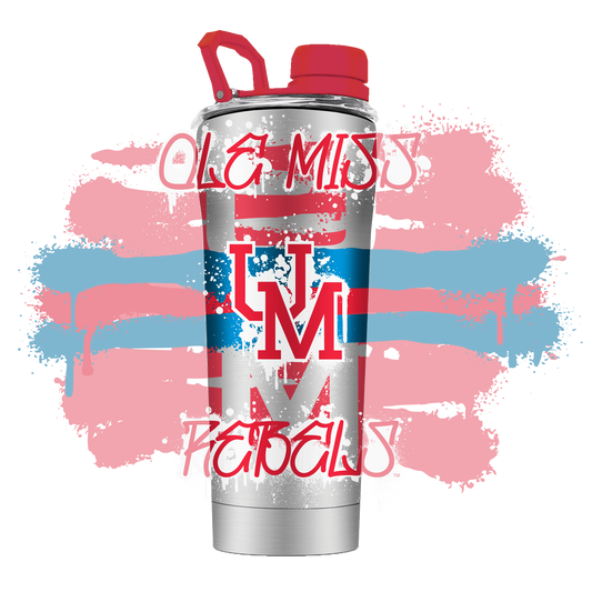 Ole Miss Vault Collection Stainless Steel Shaker