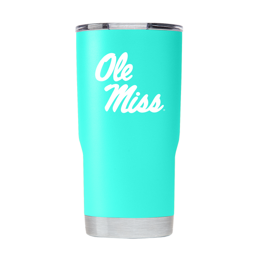 Ole Miss 20oz Teal Tumbler