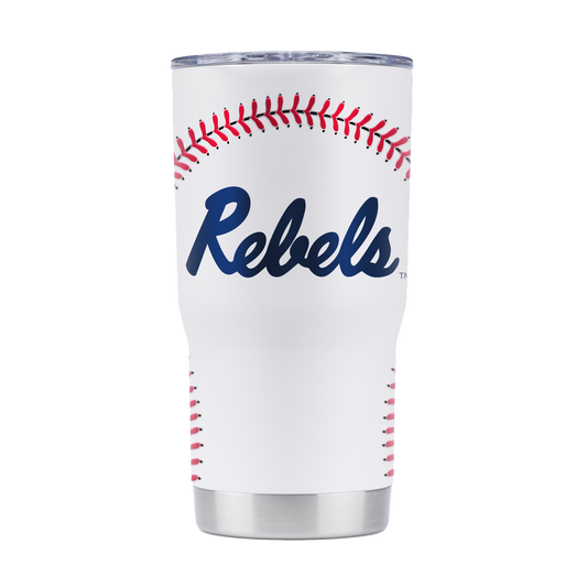 Ole Miss 20oz Baseball Tumbler