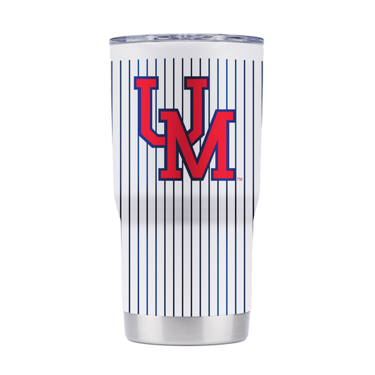 Ole Miss Vault Collection 20oz Pinstripe Baseball Tumbler