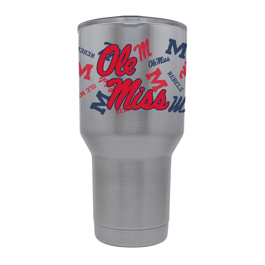 Ole Miss 30oz Stainless Steel Tumbler - All Over