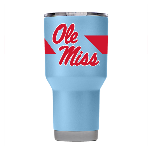 Ole Miss 30oz Powder Blue Tumbler