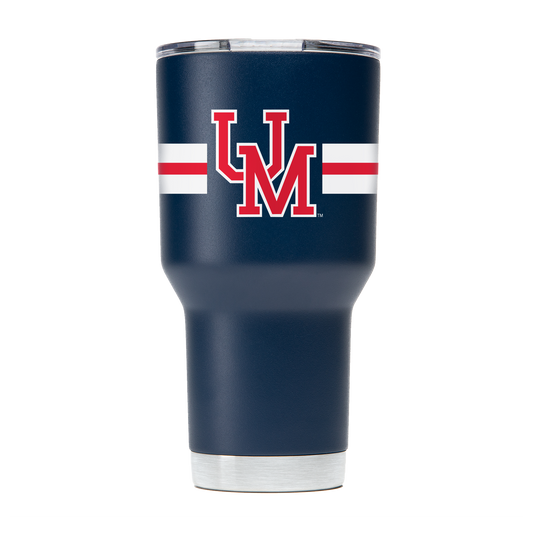 Ole Miss College Vault 30oz Navy Tumbler