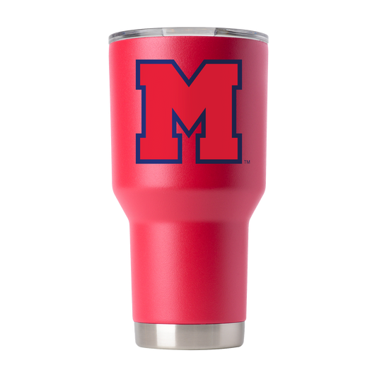 Ole Miss College Vault 30oz "M" Tumbler