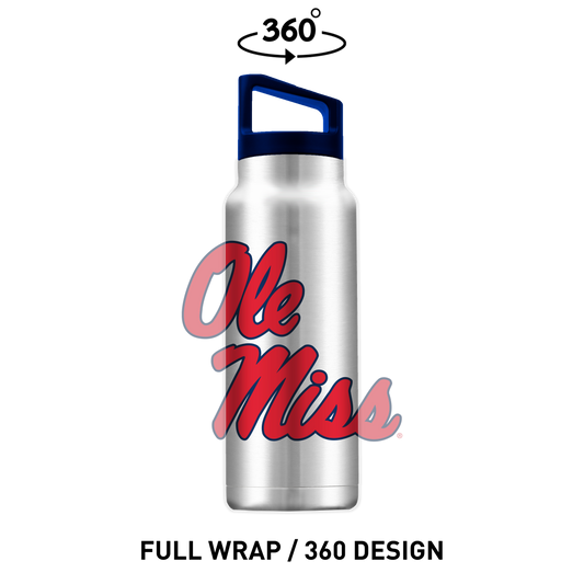 Ole Miss 40oz Stainless Steel Bottle