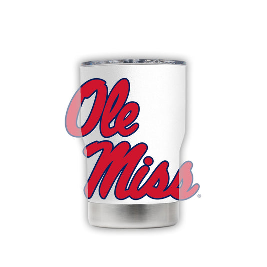 Ole Miss White Jacket 2.0 Can-Bottle Cooler