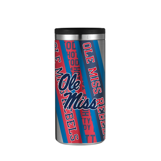 Ole Miss Stainless Steel Skinny Can Koozie