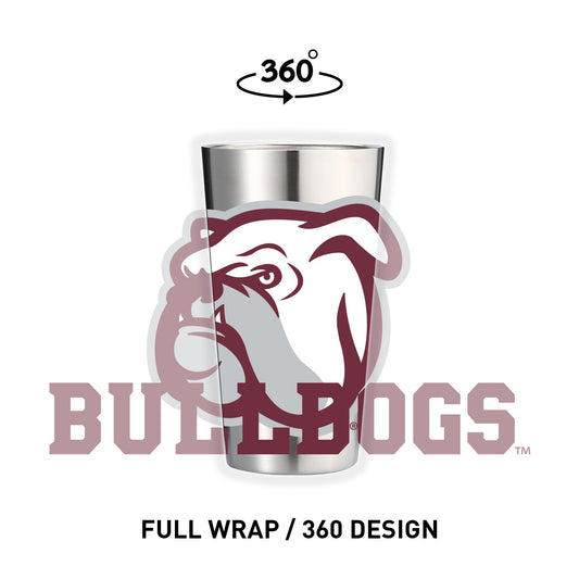 Mississppi State 16oz Stainless Pint