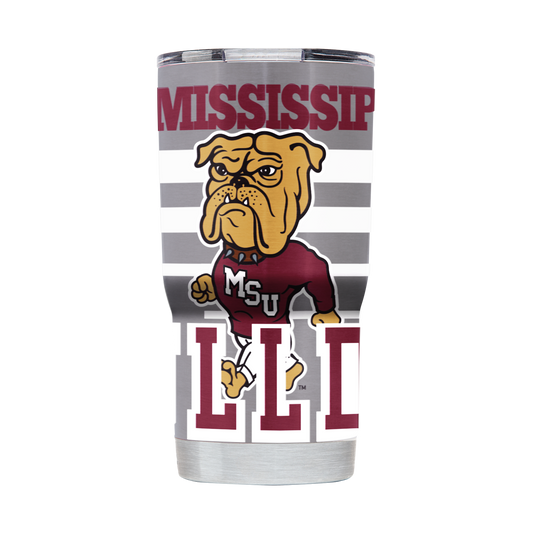 Mississippi State 20oz College Vault Tumbler