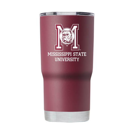 Mississippi State 20oz College Vault "M logo" Tumbler